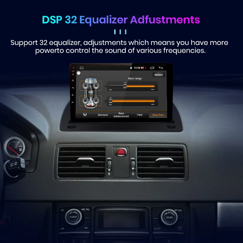 Junsun V1 2 + 128G Android 9 0 DSP для Volvo XC90 2004 2014 Автомобильный Радио Мультимедиа Видео плеер