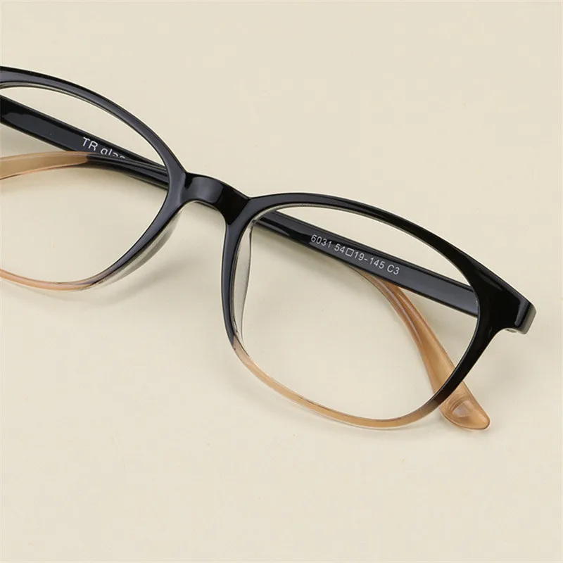 Zerosun градиентные очки оправа для мужчин и женщин двойной цвет Ретро стиль TR90 по