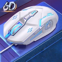 professional gamer gaming machinery mouse 8d 3200dpi adjustable wired optical led computer mice usb cable mouse for computer pc