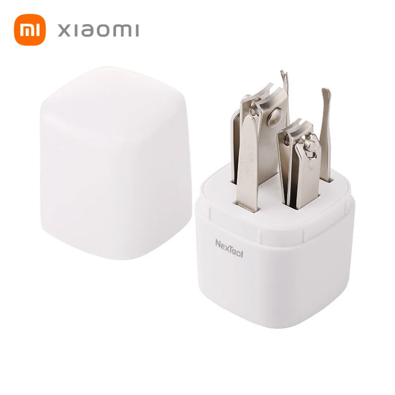 

Xiaomi-Juego de Herramientas de manicura 5 en 1 de acero inoxidable, cortauñas, lima de uñas, piel muerta, Kit de cuchara para