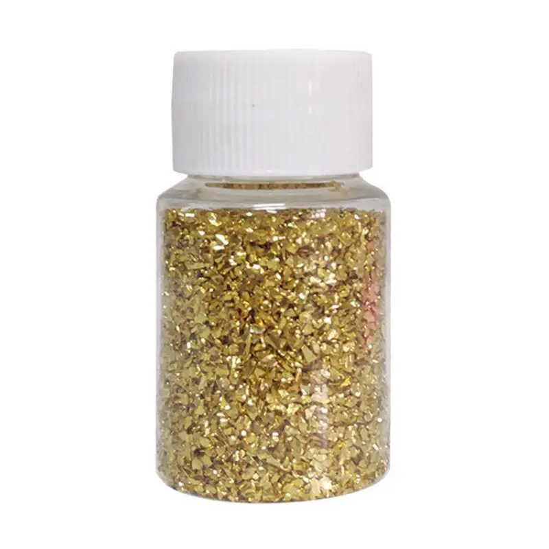 

20G Champagne Gold Broken Stones Epoxy Resin Jewelry Mold Fillings Art Crafts