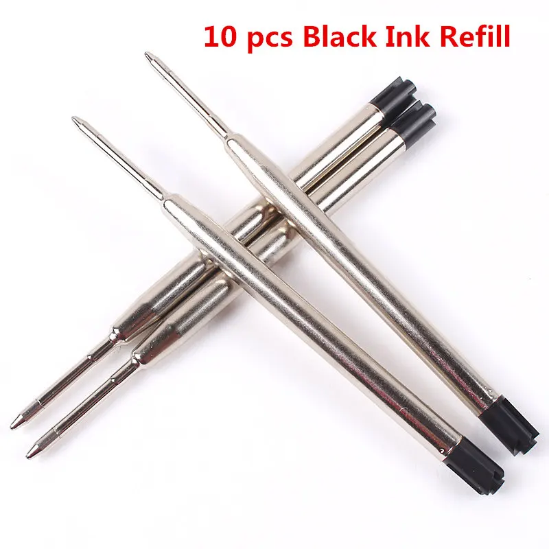 

10 шт., портативные черные чернила для ручки для самозащиты, запасная замена, для занятий спортом на открытом воздухе, для пеших прогулок, для ...