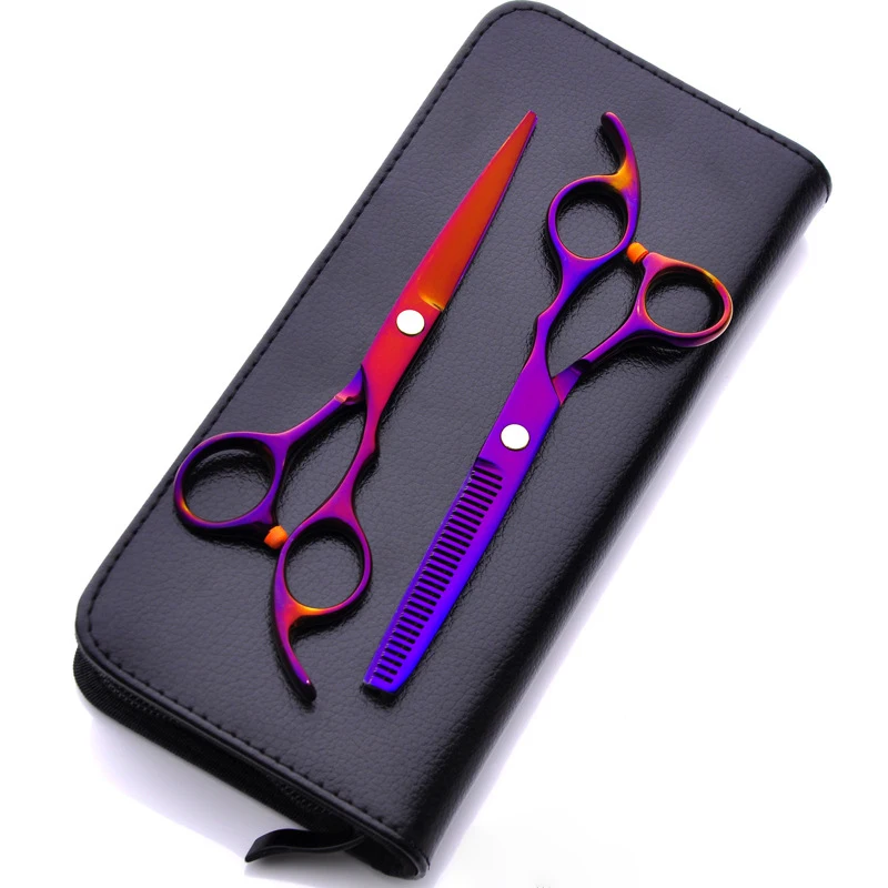 

Professional Pet Grooming Scissors Set Straight Curved Shears Cat Dog Cutting Thinning hair