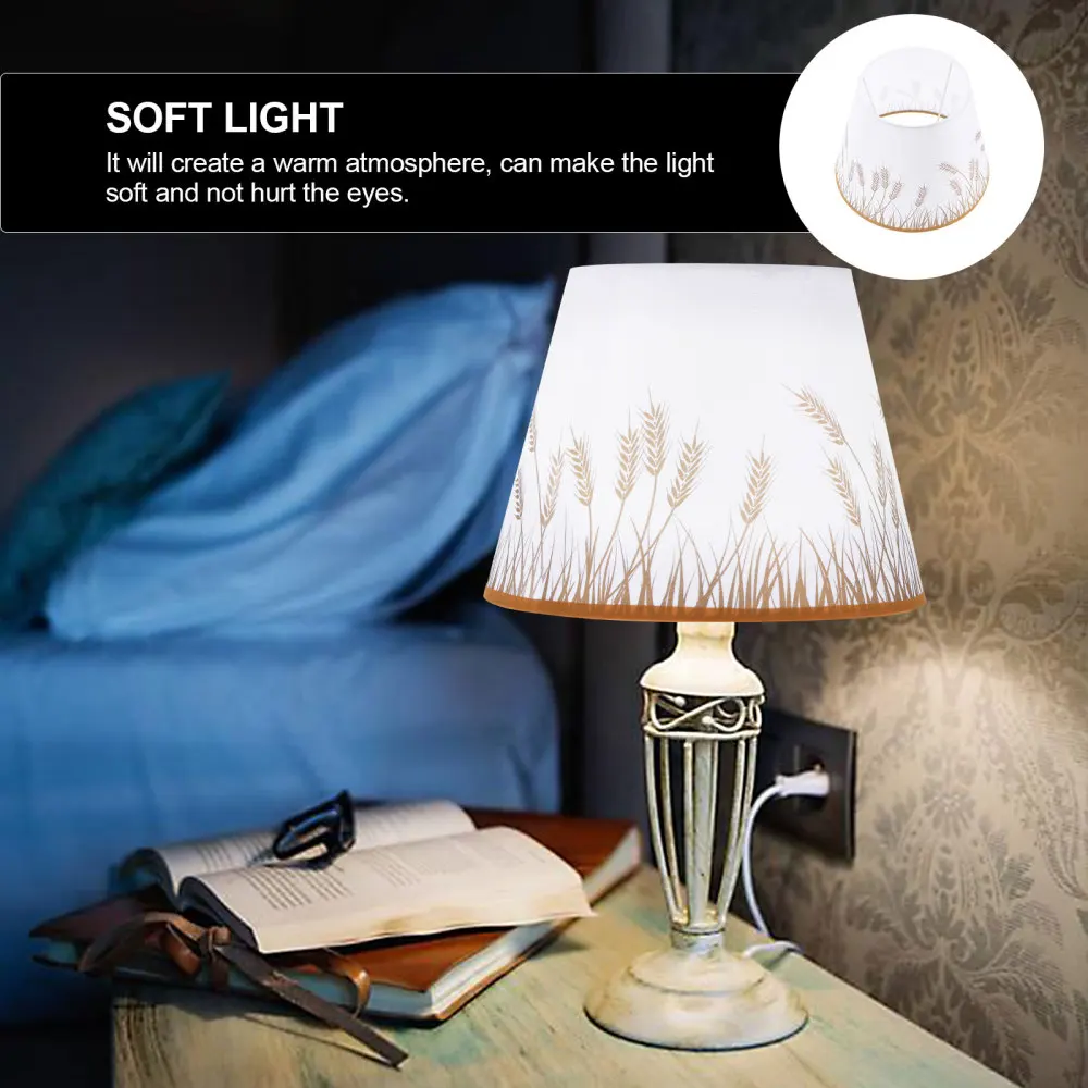

1pc Simple Lampshade Cloth Lamp Cover Lamp Accessory for Hotel Home