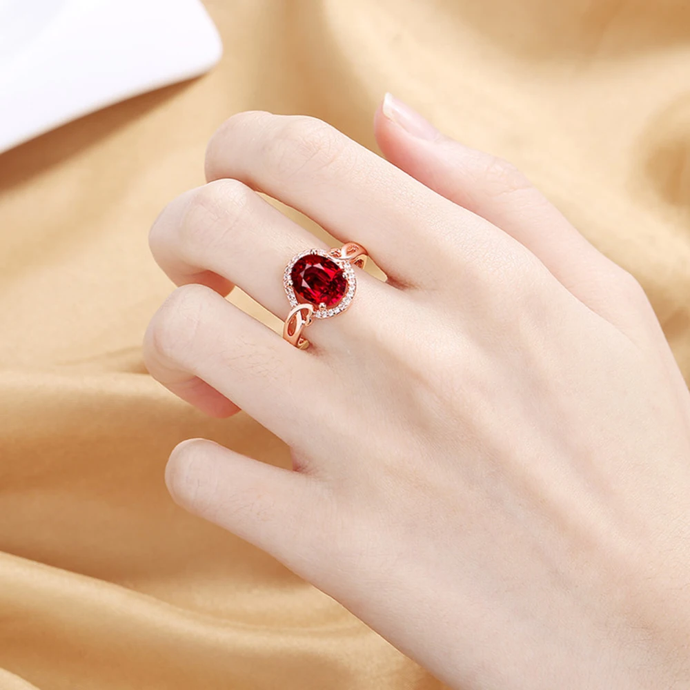 Цена за 12 шт. кольцо оптовый поставщик латунные розовые золотые паве 8*10 мм