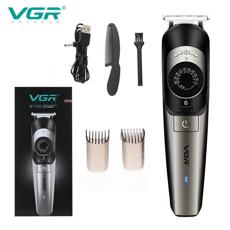 

Home Electric Hair Clipper Professional Barber Cordless Hair Trimmer 0-20mm Adjustable Length Rechargeable Hair Cutting Machine