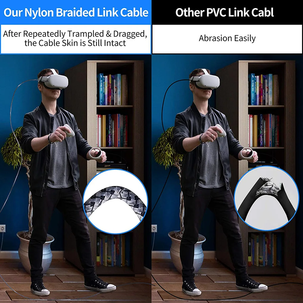 Кабель для зарядки и передачи данных 5 м Oculus Quest 1/2 шнур виртуальной реальности USB