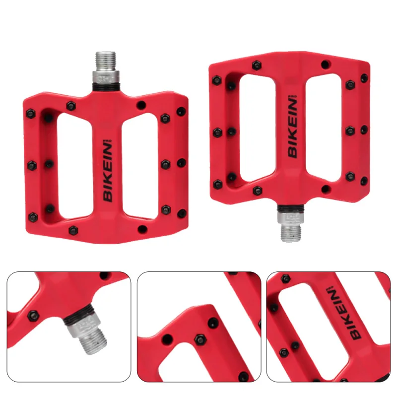

SCUDGOOD Bicycle Pedal Nylon Carbon Fiber Ultralight Wide Bearing Pedal Flat Platform Pedals MTB Road Bike Pedal Bike Parts