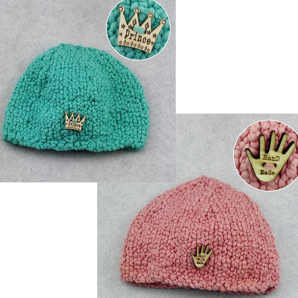 Реквизит для фотосъемки 2 шт./лот ручная вязка новорожденных шапочка маленьких