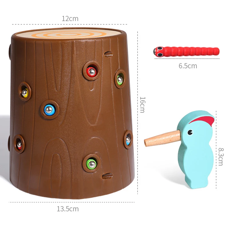 

Baby Toy Wooden Magnetic Fishing Game Color Cognition Early Learning Educational Toys