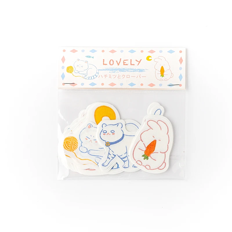 

20 Sets/lot Memo Pads Sticky Notes Honey and four-leaf clover Scrapbooking Stickers Office School stationery