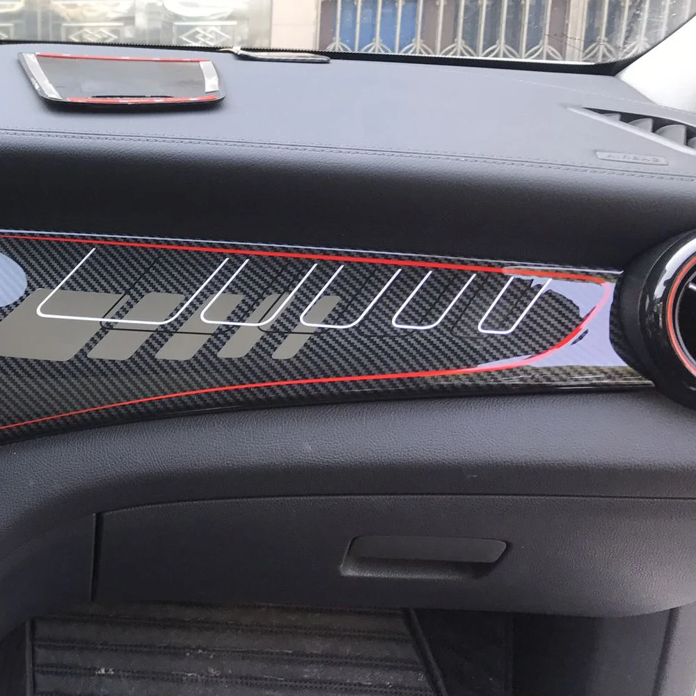 Для Mercedes GLA/CLA250 w117/GLA X156/220/GLA AMG/CLA 45 автомобильные наклейки из углеродного волокна модифицированные аксессуары для панели управления интерьером