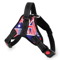 adjustable pet harness dog reflective breathable wearable vest dog harness medium and large dog line pet supplies