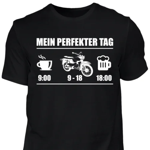 Mein perfekter Tag Star Футболка Simson мопед ролик Geschenk DDR Lustig| |