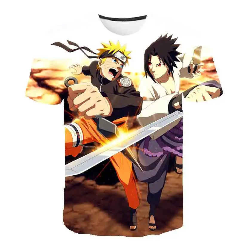 

2021 New Anime Nαruto 3D Boys T-shirt cartoon tee Clothes Kids lovely Clothes Cool Tshirt Children Clothing T shirt For Boy