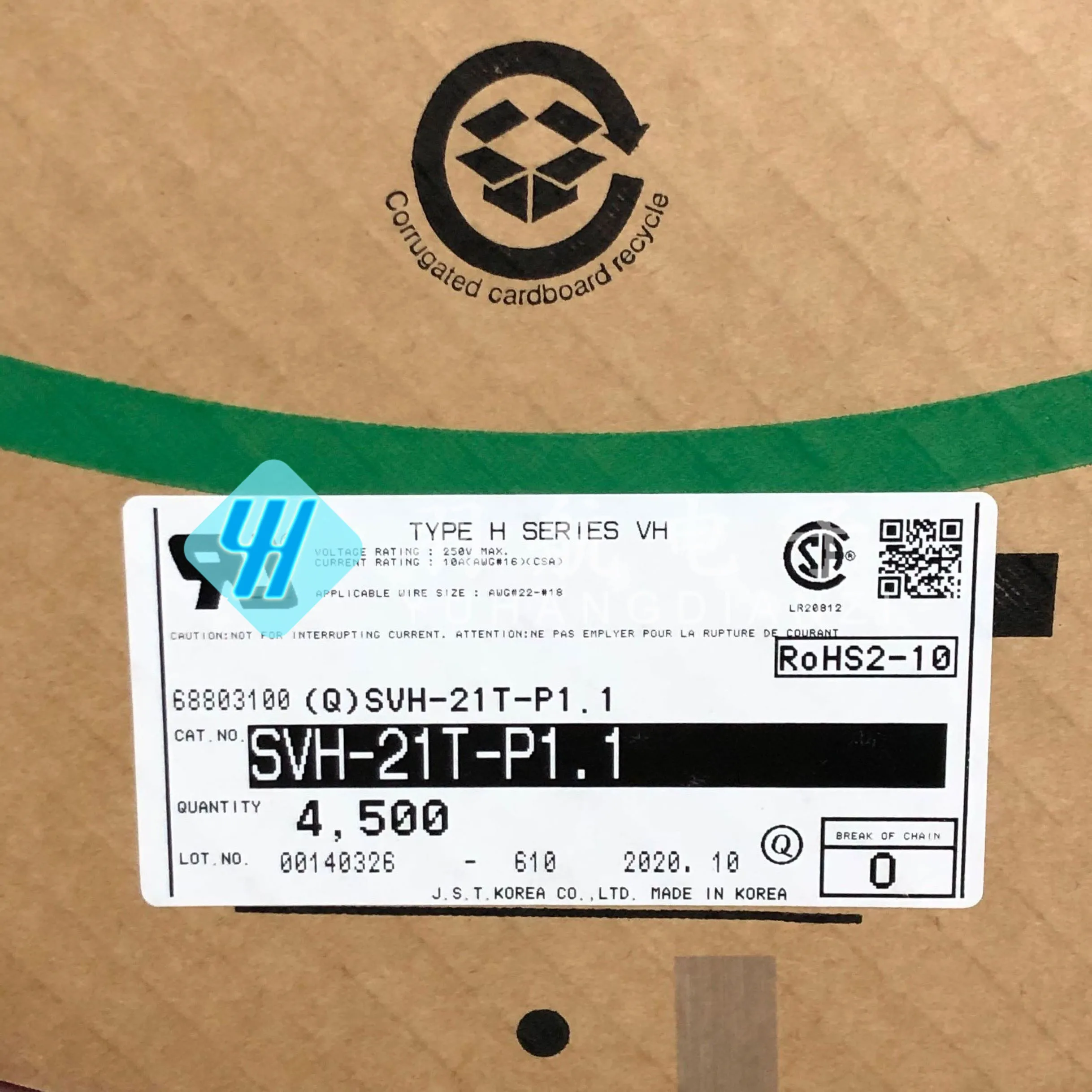 JST 100% piezas nuevas, SVH-21T-P1.1 CONN SOCKET 18-22AWG CRIMP TIN-0