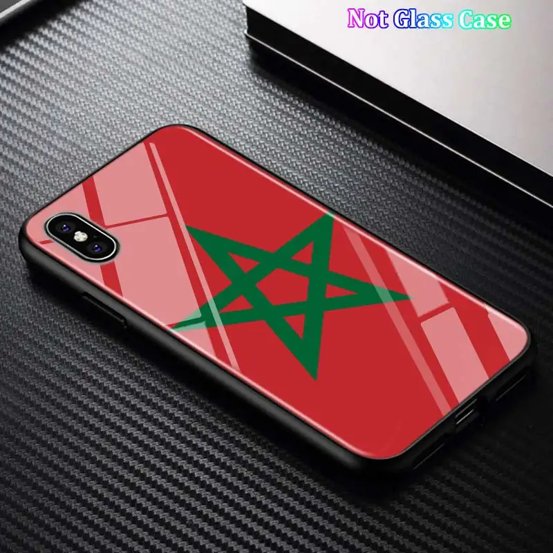 Черный чехол MA Maroc с флагом Марокко для iPhone 11 11Pro X XR XS Max для iPhone 8 7 6 6S Plus 5S 5 SE глянцевый чехол для телефона - Цвет: Style 13
