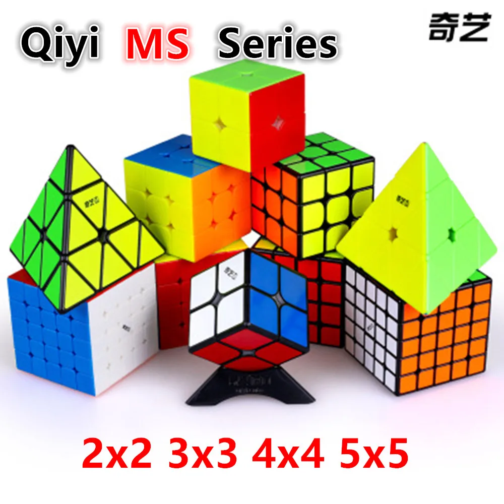 Qiyi MS Series Магнитный куб 2x2 3x3 4x4 5x5 магический скоростной Пирамида Магнитные
