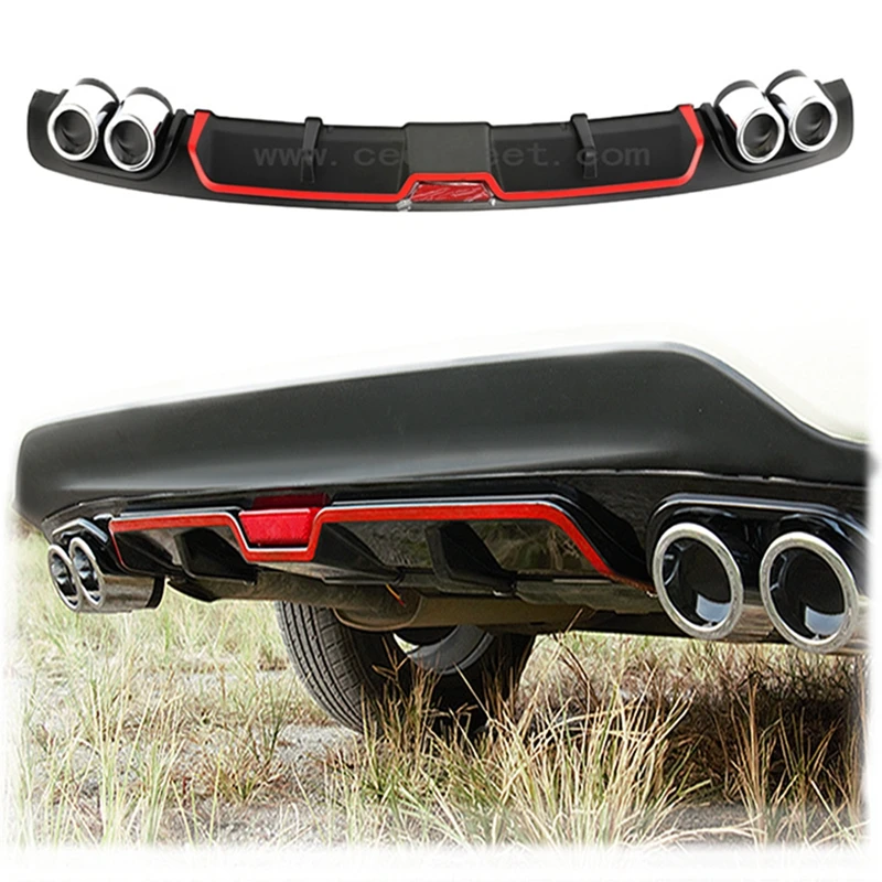 

Universal rear lip car rear protective bumper rear spoiler car modification parts wholesale rear lip