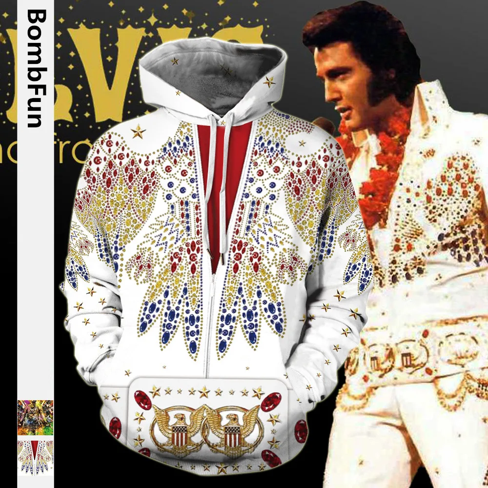 Мужские толстовки с капюшоном BombFun забавные 3d принтом унисекс Парные спортивные