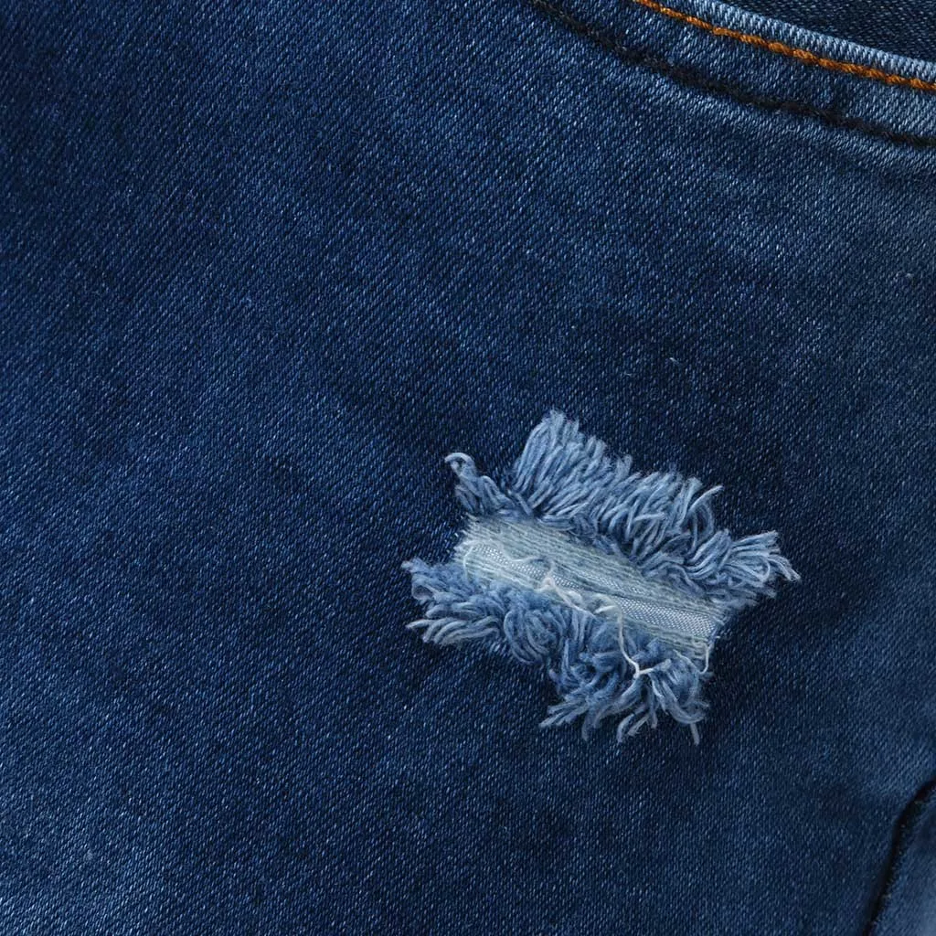 Женские джинсы с завышенной талией облегающие эластичные имитацией карманов и