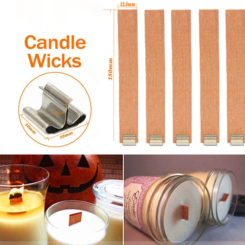 Деревянная Свеча в форме сердечника для домашней жизни натуральный восковой