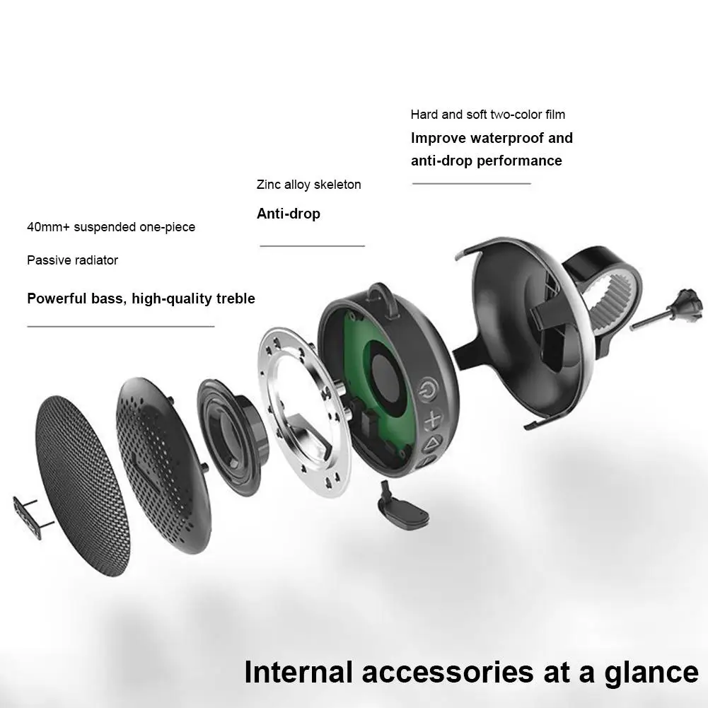 Bluetooth динамик Портативный Открытый мини сабвуфер водонепроницаемый