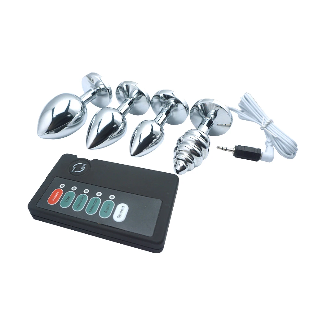 Metal Electric shock thread anal butt plug sex toys Electrical Stimulation G spot Medical Themed Toys electro Prostate Massager | Красота и