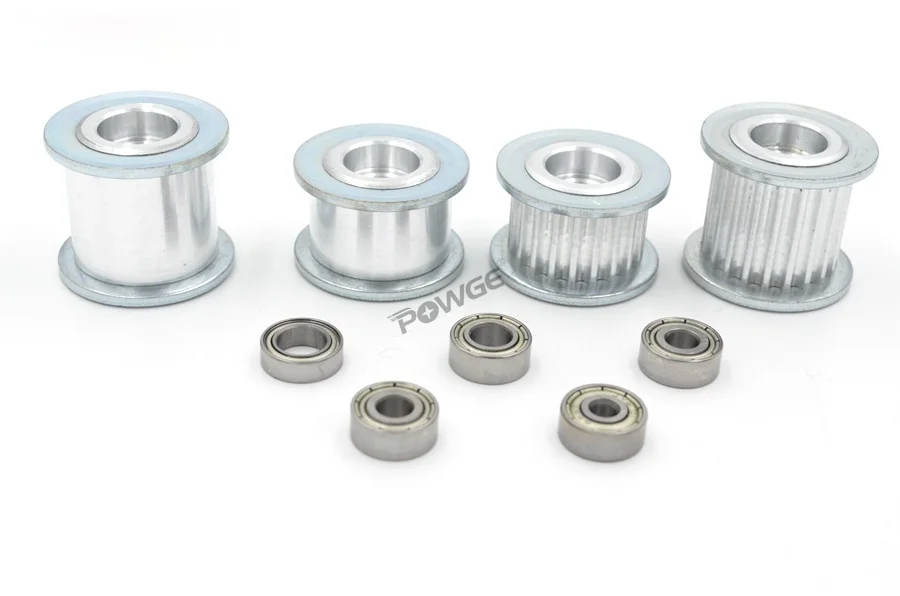 

30 Teeth 3M Idler Pulley Tensioner Wheel Bore 5/6/7/8/10/12/15mm with Bearing Guide 3M synchronous Gear HTD3M 30teeth 30T
