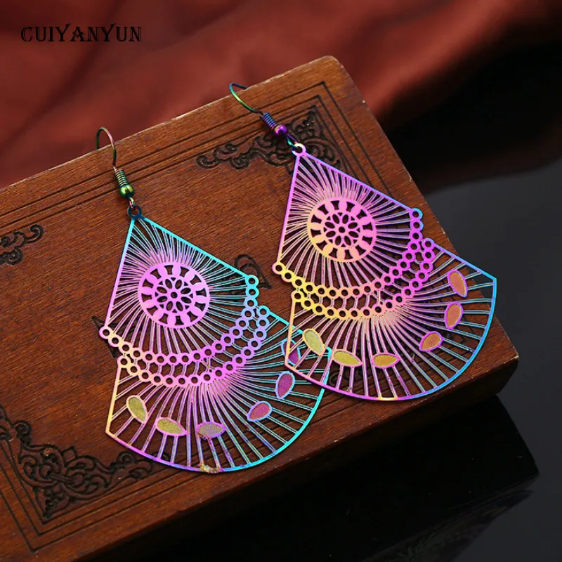 Женские серьги из нержавеющей стали в стиле бохо новые ювелирные изделия