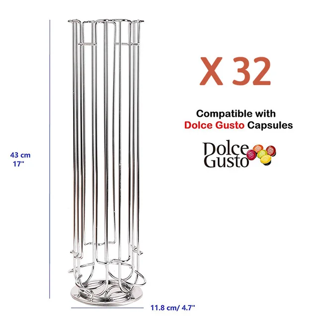 Подставка для кофейных капсул вращающаяся на 360 градусов стойка искусств вышка 24