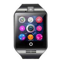 bluetooth compatib smart watch q18 camera facebook whatsapp twitter sync sms smartwatch support sim tf card ios android sport 2g