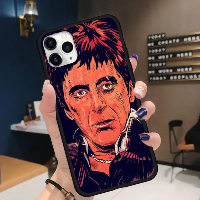 

Scarface Tony Montana Phone Cases for iPhone 11 12 pro XS MAX 8 7 6 6S Plus X 5S SE 2020 XR Soft silicone