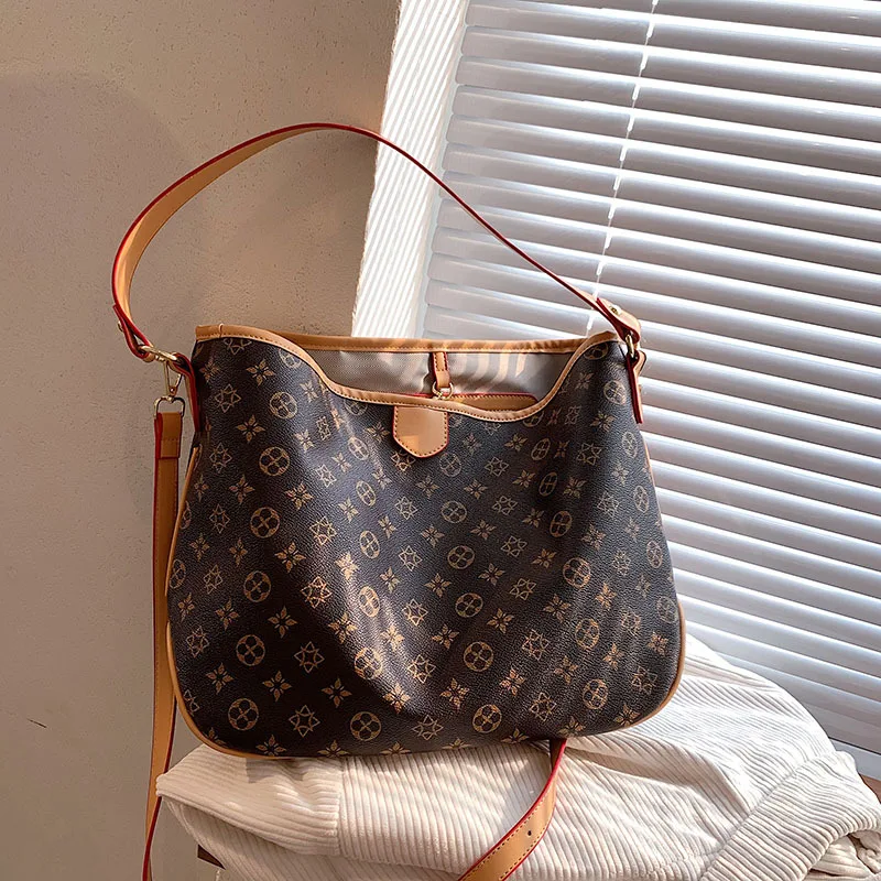 

CGCBAG 2021 Brand Luxury Designe Women Tote Bag Vintage Large Capacity PU Leather Shopper Bag Female Shoulder Bag Simple Handbag