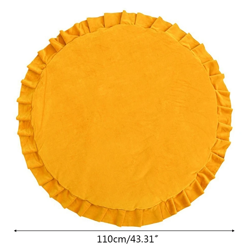 

Baby Play Mat Crawling Carpet Kids Room Floor Rug Round Game Pad Playmat Decor