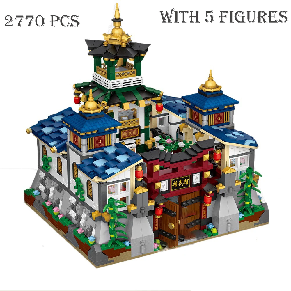 

2770 ПКС складное Jingwu зал модель строительные блоки Набор «городская улица» вид с фигурами комплект мини-набор блоков, игрушки для детей, рожд...