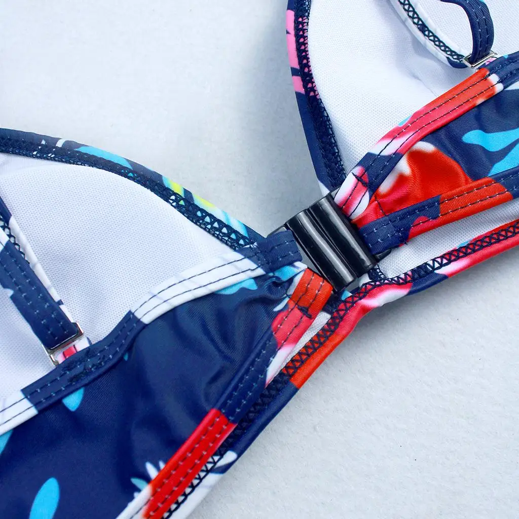 Новинка 2019 Женский комплект бикини сексуальный треугольный купальник два