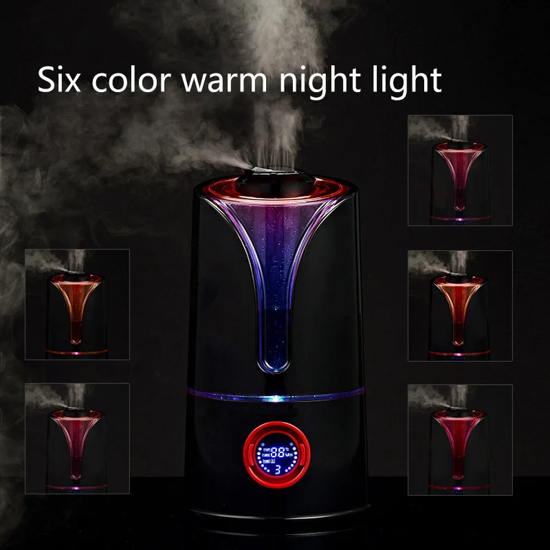 3.5L Large Capacity Timer Air Humidifier Home Dual Spray Intelligent Mute Aroma Atomizer Ultrasonic Diffuser | Бытовая техника