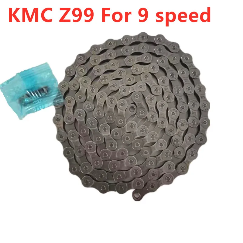 

KMC Z99 Z9 for 9 Speed 116L Mountain Road Bike Bicycle Chain 27 Speed Folding Bicycle BMX Chains with Magic Chain Z9 MTB Bicycle