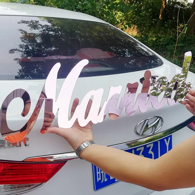 Индивидуальный зеркальный розовый золотой знак с именем персонализированные