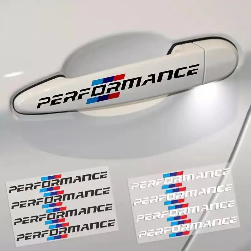 

4 шт., наклейки на дверные ручки BMW X1 X3 X4 X5 X6 M1 M2 M3 M5 M6 1 3 5series