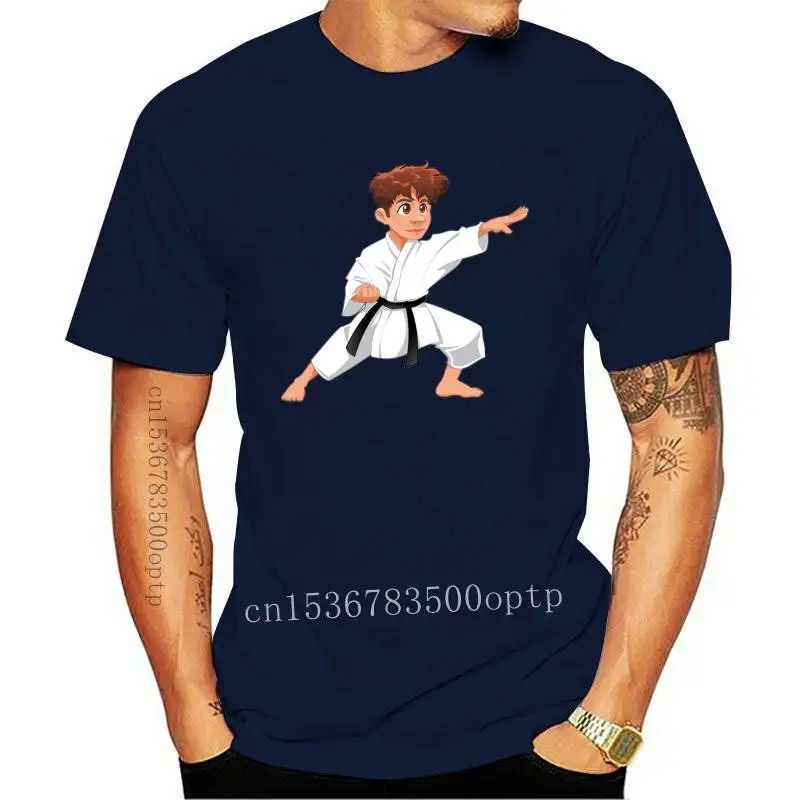 

New KARATE KID CARTOON BOYS GIRLS KIDS T SHIRT MARTIAL ARTS JUDO SPORT TAEKWONDO
