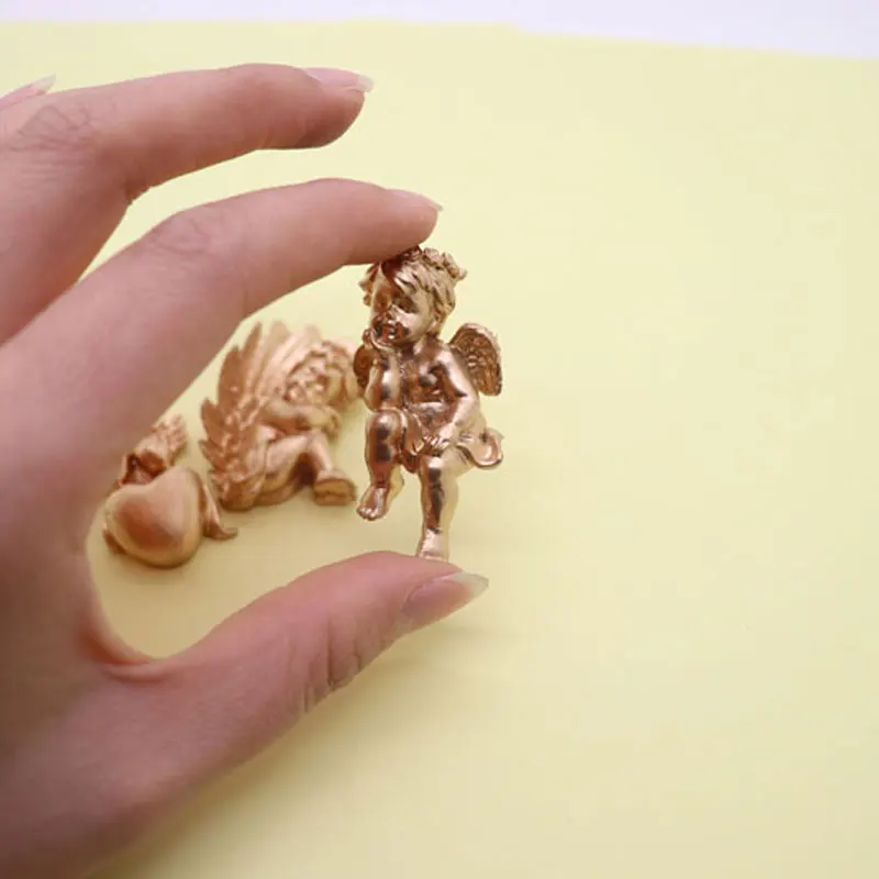 Магнит на холодильник с изображением золотого Ангела миниатюрная Подарочная