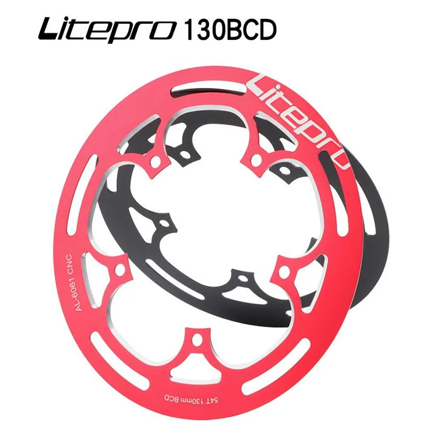 Litepro складной велосипедный протектор для колес цепи LP 52/53T 54T защитная пластина