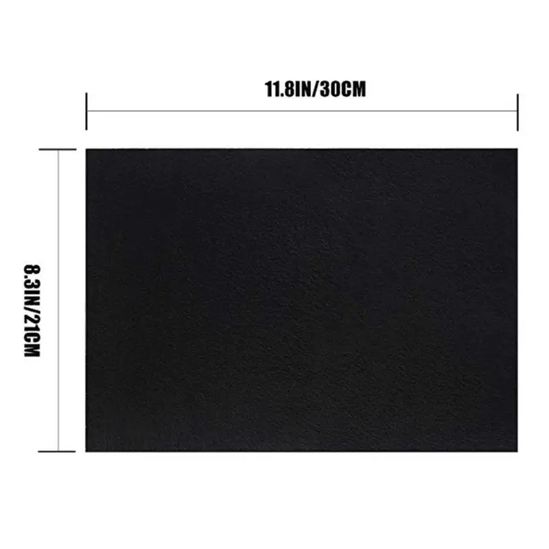 

Black Felt Fabric Adhesive Sheets (10 Count) Multipurpose Velvet Sheet with Sticky Glue Back for Art & Crafts