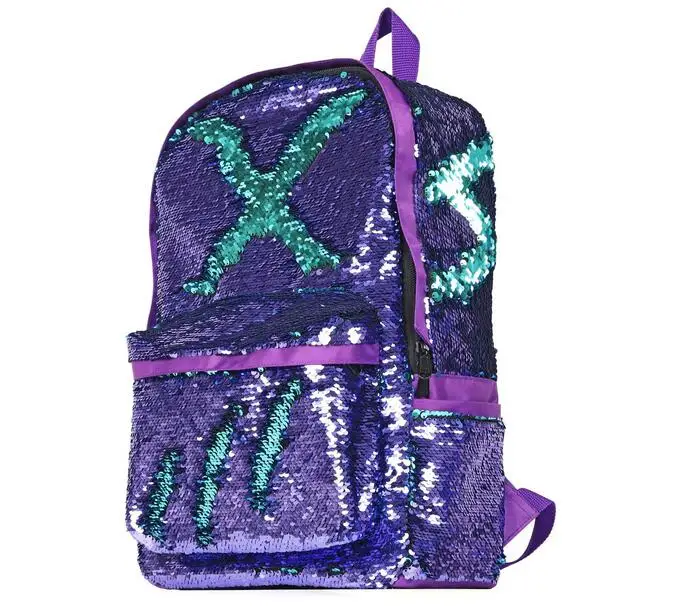big capacity Sequins bling teenage backpack for girls travel Shoulder women bag Sequin Hit Color schoolbag Student Satchel