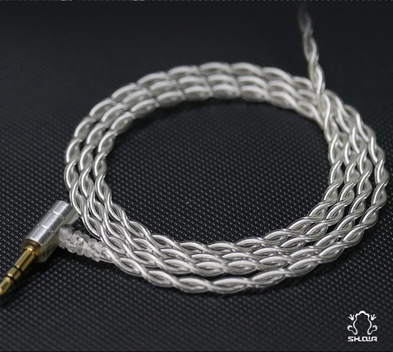 2PIN 0,78 MMCX медные посеребренные наушники Обновленная линия HIFI наушники кабель для um3x w4r um18 ue11 ue18 en700 en700pro en5