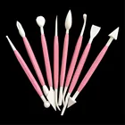 8 шт.компл. инструменты для моделирования из глины, инструменты для резьбы по пластику, воску, керамики, резьба, скульптура, формирователь, искусственный набор