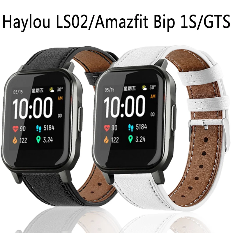 Ремешок для часов xiaomi huami amazfit GTS ремешок кожаный модный браслет Открытый