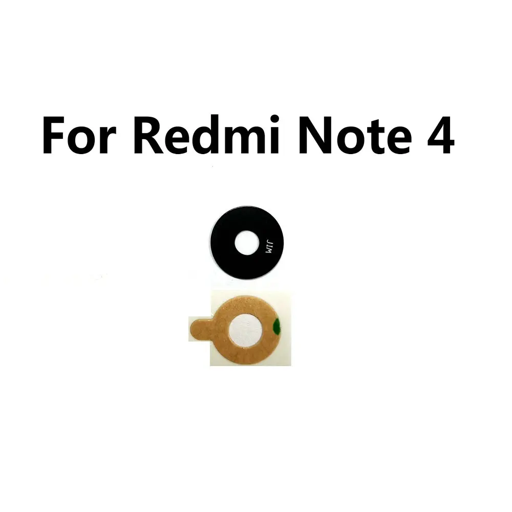 Для Xiaomi Redmi Note 4 5 6 7 8 Pro Новая задняя камера стеклянный объектив и наклейка